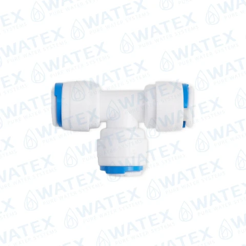 QCF liitmik 3/8" toru – 3/8" toru – 3/8" toru