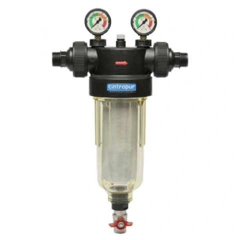 NW280 water filter (1") with gauge and bracket