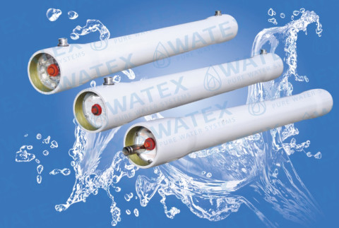 Reverse osmosis membrane vessel 8040-3 (300psi) side port