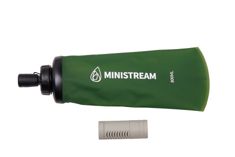 MINISTREAM water filter–bottle (800 ml)
