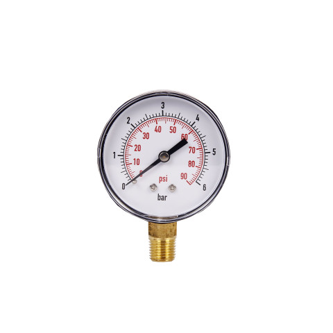 Manomeeter 6 bar 1/4'' (altühendus)