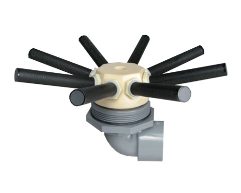 HY TANK bottom distributor (bottom mount) 21" D50 mm