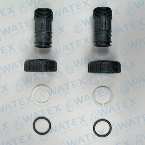 WS1-liitin, 3/4" BSPT-uros, muovi