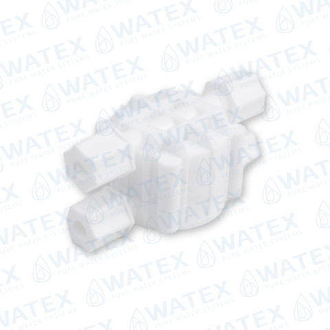 Reverse Osmosis 4 way shut-off valve 1/4''