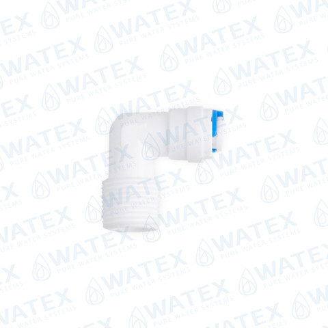 QCF-005-L 3/8" thread male - 1/4" tube
