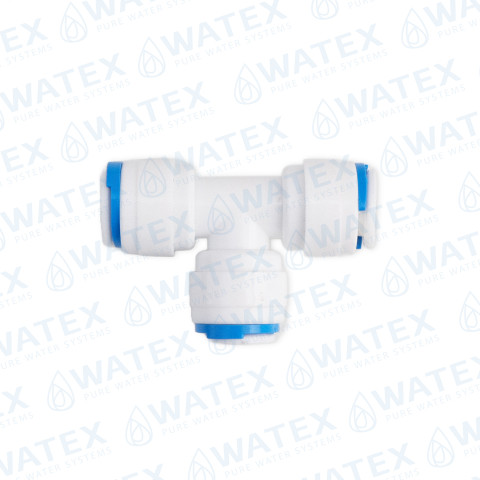QCF equal tee 3/8'' tube - 3/8'' tube - 3/8'' tube