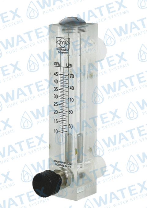 Water flow meter 25-250 l/h