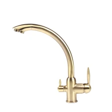 3-way faucet (hot-cold-drinking) Vintage Bronze
