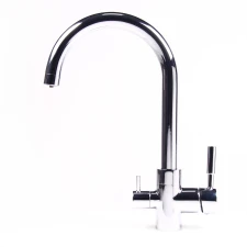 3-way faucet (hot-cold-drinking) Classic Chrome
