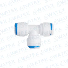 QCF equal tee 3/8" tube × 3/8" tube × 3/8" tube
