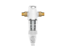 CANATURE backwash filter with pressure gauges
