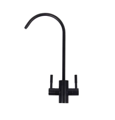 Double gate faucet  DE LUX SMALL BLACK