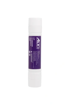 Alkaline antioxidant postfilter cartridge