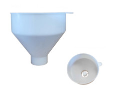 Funnel for Vessel with 2.5'' whole - White plastic