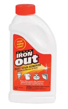 IRON OUT resin cleaner for water softeners
