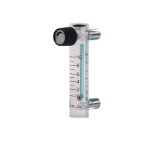 Air flow meter 0,5-10 l/min with regulation