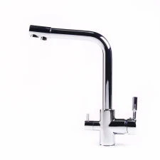 3-way faucet (hot-cold-drinking) Standard Chrome