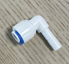 QCF elbow 90° FM 1/4" tube