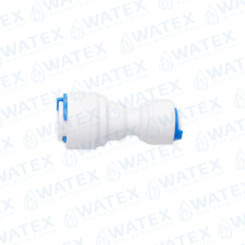 QCF straight adaptor 3/8'' tube - 1/4'' tube