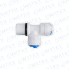 QCF equal tee 1/4'' tube - 1/4'' tube - 1/4'' thread