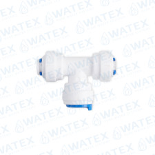 QCF equal tee 1/4'' tube - 3/8'' tube - 1/4'' tube