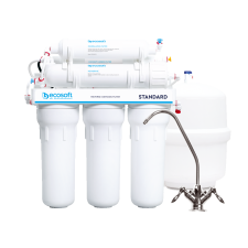 Ecosoft Standard RO 6 (290 liitrit/päevas) pöördosmoosifilter koos mineraliseerijaga