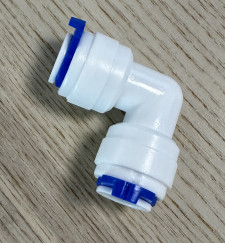 QCF elbow 3/8" tube - 3/8" tube