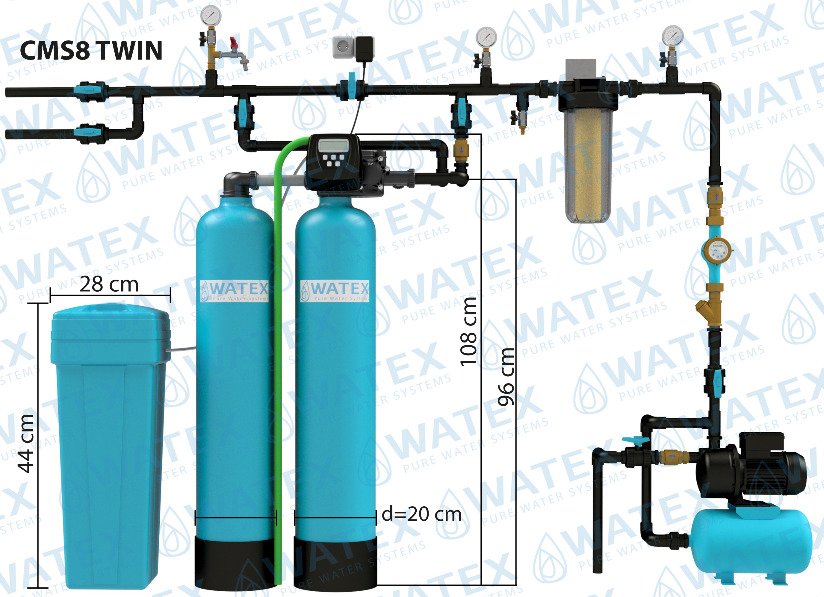 WATEX SILVER drinking water filter